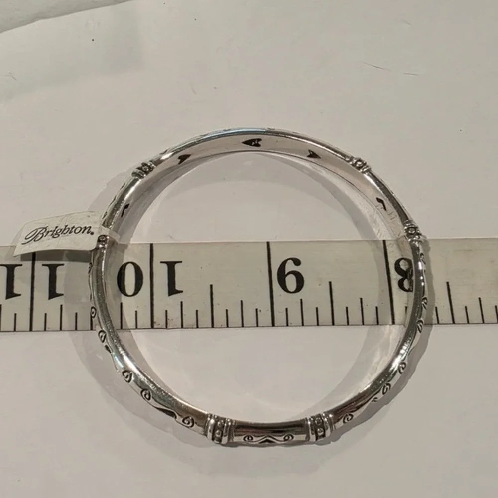 Brighton Shot Through‎ The Heart Silver Heart Motif Bracelet New